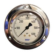 WIKA 2.5" 3-Hole Face Gauge 600PSI